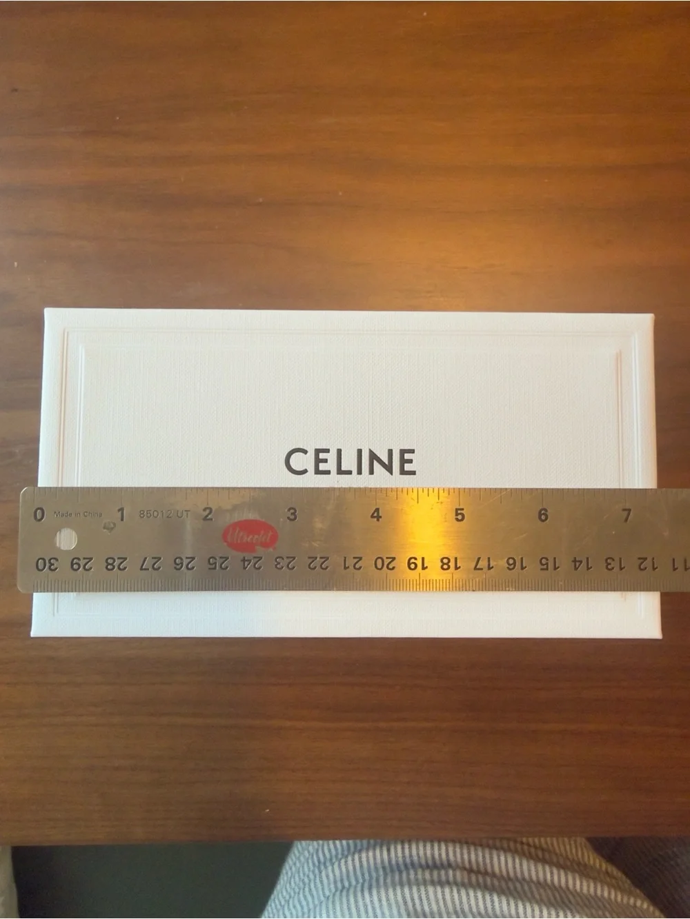 Celine White Presentation Box with Black Interior